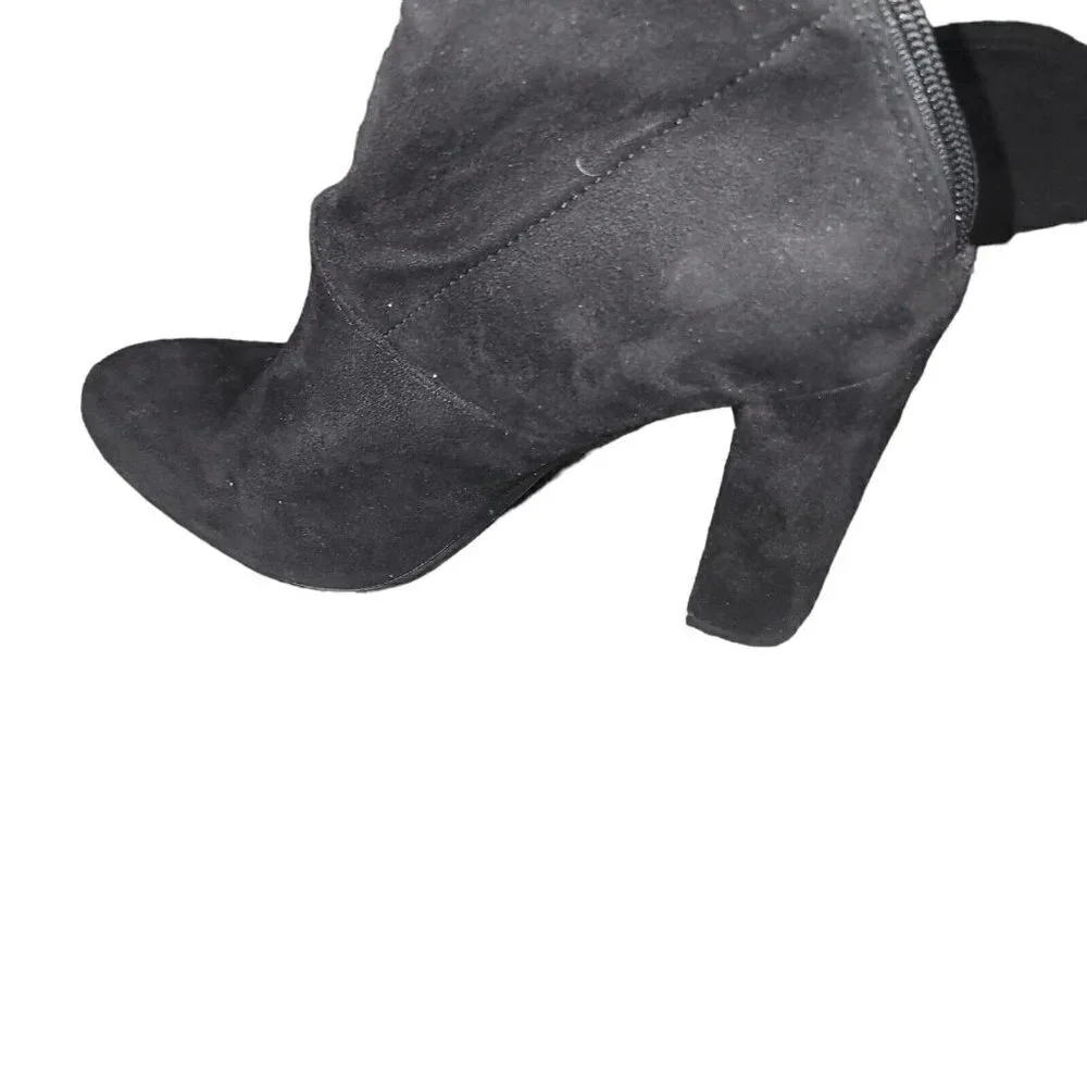 CARLOS Over The Knees Suede Boots Women's. Size 7.5. Excellent Condition Pre-own